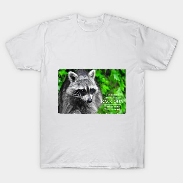 Corona mascot - Raccoon T-Shirt by DeVerviers